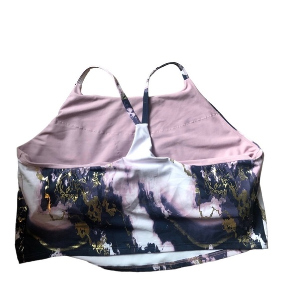 Old Navy Active Powersoft Sports Bra Sz. 3X Light Support Built In Bra Purple - Picture 4 of 5